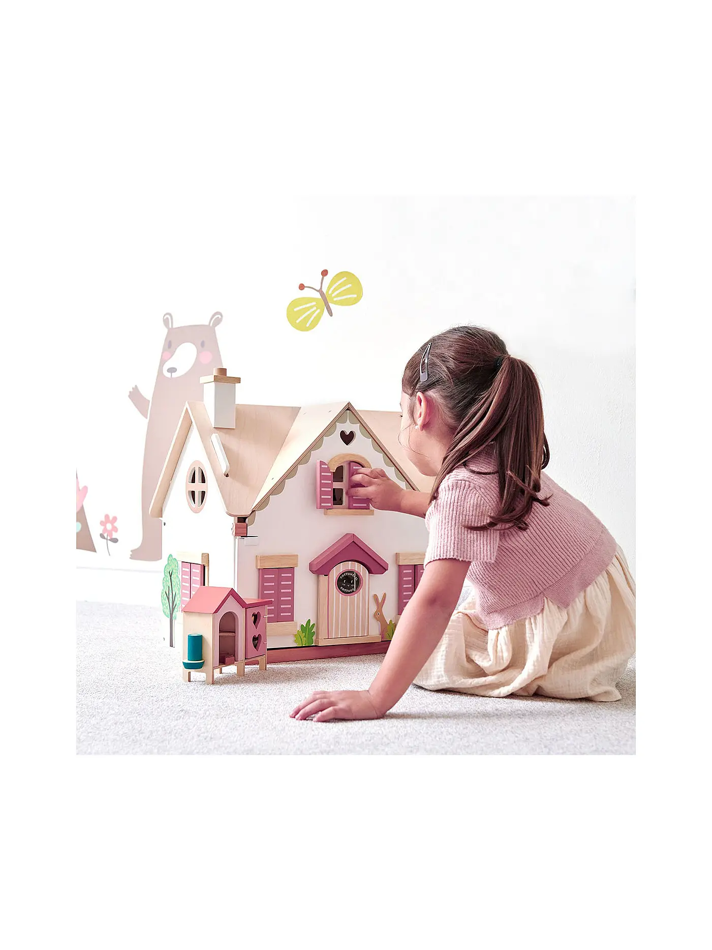 TENDER LEAF TOYS | Puppenhaus Cottontail aus Holz | 